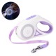 Nylon Retractable Dog Leash LED Flashlight Automatic Extending Walking Leads Traction Rope Dog Supplies