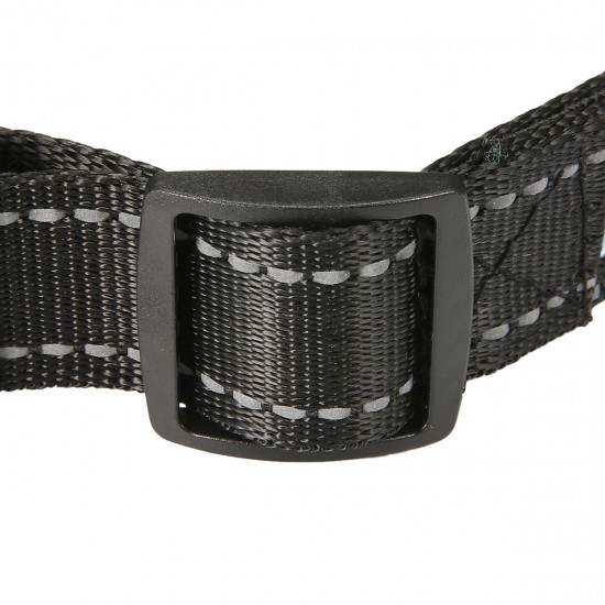 Outdoor Nylon LED Pet Dog Collar Night Safety Anti-lost Flashing Glow Collars Supplies