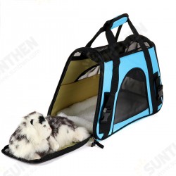 Oxford Cloth Foldable Dog Crate Bag Pet Travel Carrier Tote Bag Puppy Cat Dog Handbag