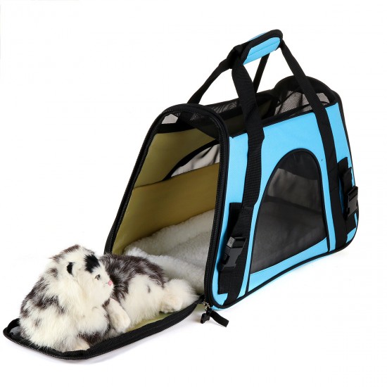 Oxford Cloth Foldable Dog Crate Bag Pet Travel Carrier Tote Bag Puppy Cat Dog Handbag