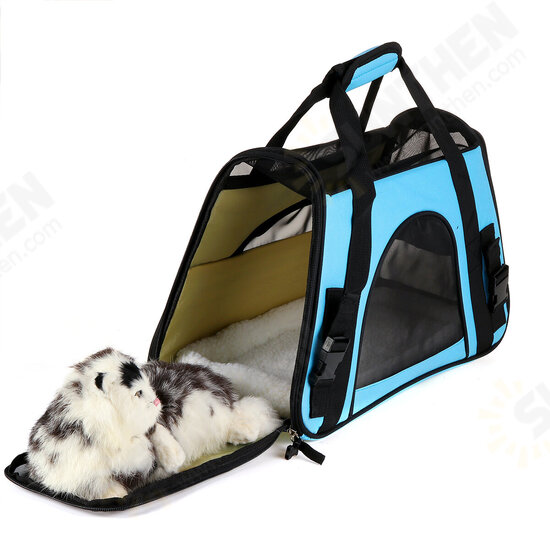 Oxford Cloth Foldable Dog Crate Bag Pet Travel Carrier Tote Bag Puppy Cat Dog Handbag