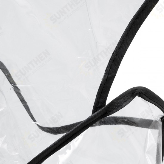 PE+EVA Transparent Dog Stroller Cover Foldable Rainproof Windproof Pet Pushchair Pram Cover PE+EVA Transparent Dog Stroller Cover Foldable Rainproof Windproof Pet Pushchair Pram Cover