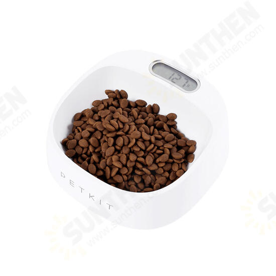 450ml Electronic Smart Pet Feeder Dog Cat Smart Weighing Food Bowl Digital Pet Drinking Feeder From