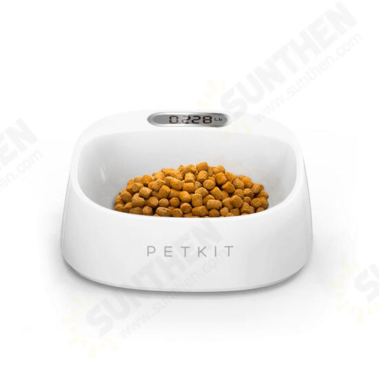 450ml Electronic Smart Pet Feeder Dog Cat Smart Weighing Food Bowl Digital Pet Drinking Feeder From