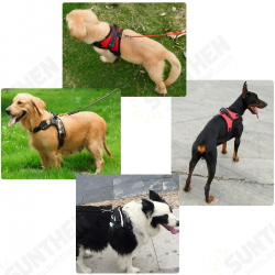 Pet Control Harness Adjustable Dog & Cat Soft Mesh Walk Collar Safety Strap Vest Pet Control Harness Adjustable Dog & Cat Soft Mesh Walk Collar Safety Strap Vest