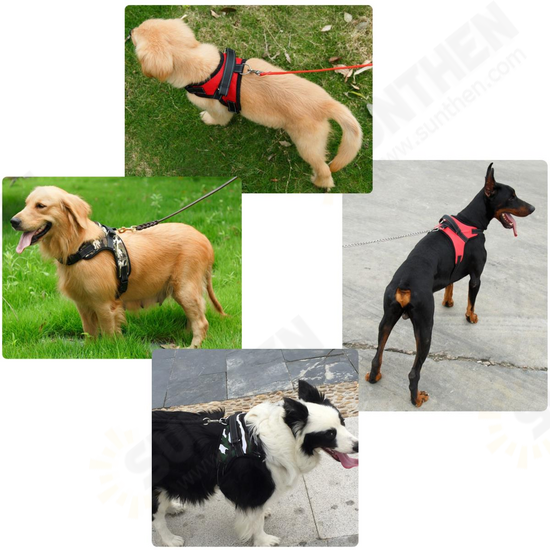 Pet Control Harness Adjustable Dog & Cat Soft Mesh Walk Collar Safety Strap Vest