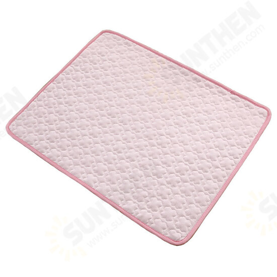 Pet Cooling Mat Dog Cat Summer Cooling Cushion Pads Breathable Comfortable Dog Supplies