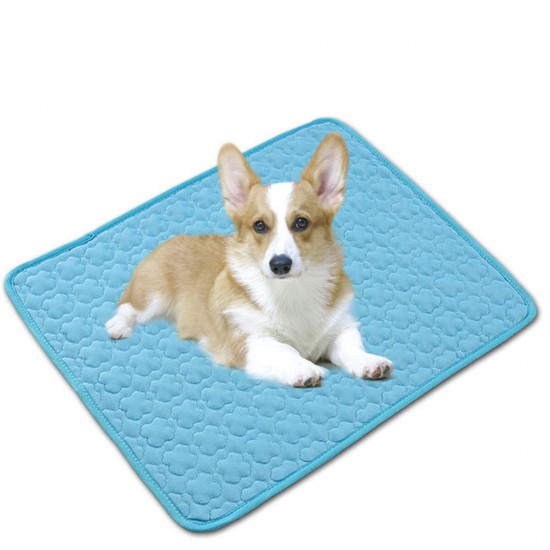 Pet Cooling Mat Dog Cat Summer Cooling Cushion Pads Breathable Comfortable Dog Supplies