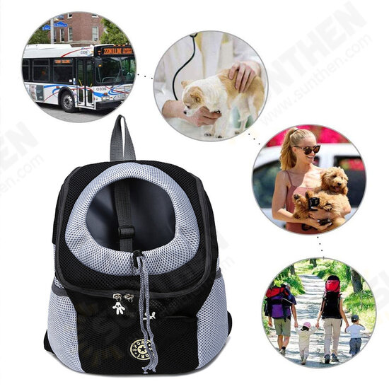 Pet Dog Shoulder Bag Small Dog Travel Mesh Backpack Breathable Portable Outbound Travel Pet Bag Pet Dog Shoulder Bag Small Dog Travel Mesh Backpack Breathable Portable Outbound Travel Pet Bag
