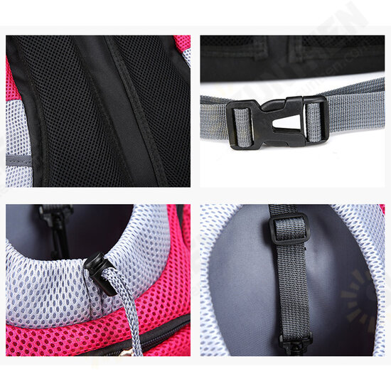 Pet Dog Shoulder Bag Small Dog Travel Mesh Backpack Breathable Portable Outbound Travel Pet Bag Pet Dog Shoulder Bag Small Dog Travel Mesh Backpack Breathable Portable Outbound Travel Pet Bag