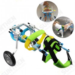Pet Dog Wheelchair Cart Hind Legs Walk Pet Trainer With 4 Wheels Puppy Walk Traction Max Load 5kg Pet Dog Wheelchair Cart Hind Legs Walk Pet Trainer With 4 Wheels Puppy Walk Traction Max Load 5kg