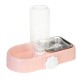 Pet Food Bowl Double Use Automatic Water Feeder Dog Cat Dispenser Bottle Drinking Fountain Pet Food Bowl Double Use Automatic Water Feeder Dog Cat Dispenser Bottle Drinking Fountain