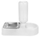 Pet Food Bowl Double Use Automatic Water Feeder Dog Cat Dispenser Bottle Drinking Fountain Pet Food Bowl Double Use Automatic Water Feeder Dog Cat Dispenser Bottle Drinking Fountain