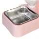 Pet Food Bowl Double Use Automatic Water Feeder Dog Cat Dispenser Bottle Drinking Fountain Pet Food Bowl Double Use Automatic Water Feeder Dog Cat Dispenser Bottle Drinking Fountain