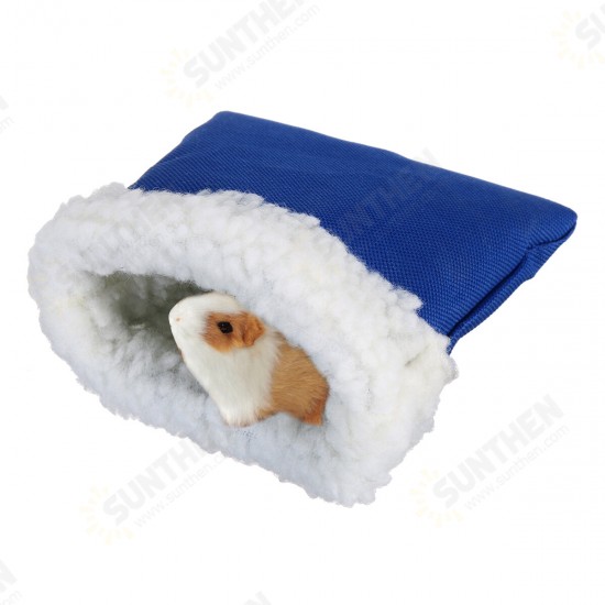 Pet Hamster Sleeping Bag Soft Warm House Guinea Pig Hedge Winter House Pet Hamster Sleeping Bag Soft Warm House Guinea Pig Hedge Winter House