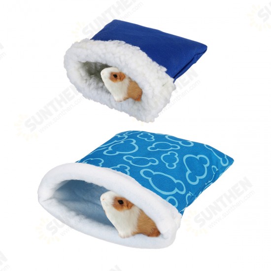 Pet Hamster Sleeping Bag Soft Warm House Guinea Pig Hedge Winter House