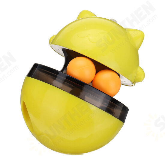 Pet Interactive Puzzle Training Cat Toy Pet Toys Tumbler Leakage Food Ball Pet Training Exercise Fun Bowl