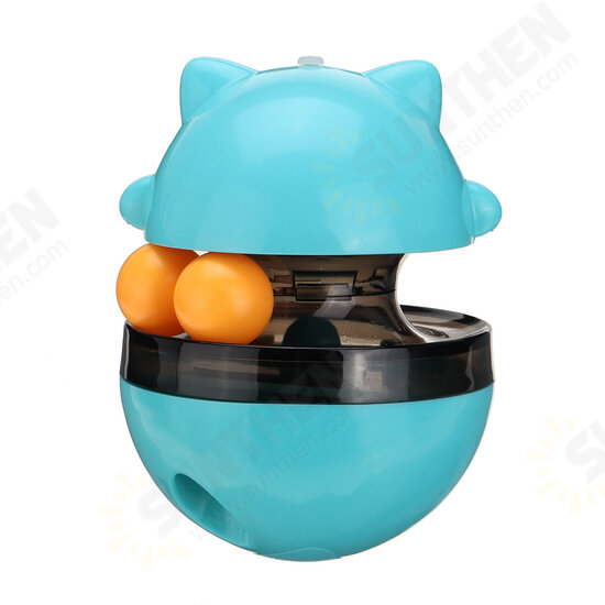 Pet Interactive Puzzle Training Cat Toy Pet Toys Tumbler Leakage Food Ball Pet Training Exercise Fun Bowl