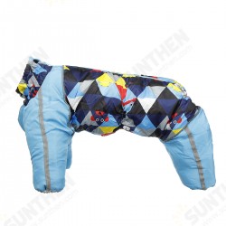 Pets Dog Clothes Super Warm Jacket Thicker Cotton Coats Waterproof Pet Pants Clothing For Male French Bulldog Puppy