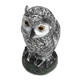 Plastic Standing Fake Owl Hunting Decoy Deterrent Scarer Repeller Garden Decor