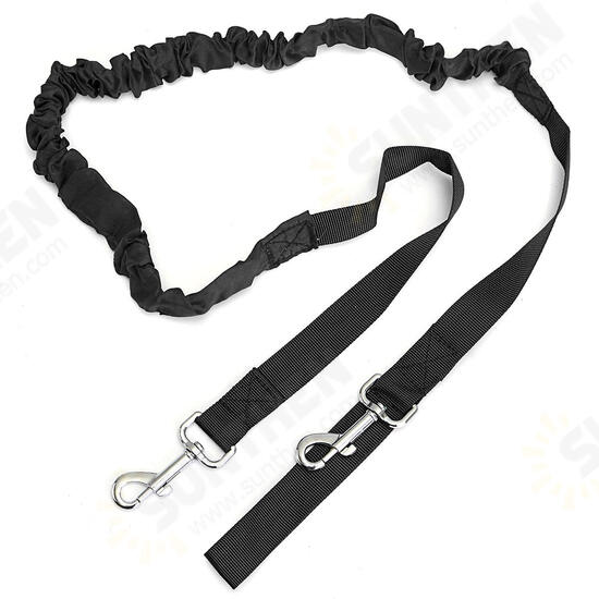 Polyester Elastic Pet Dog Leash Lead Strap Rope Waist Belt