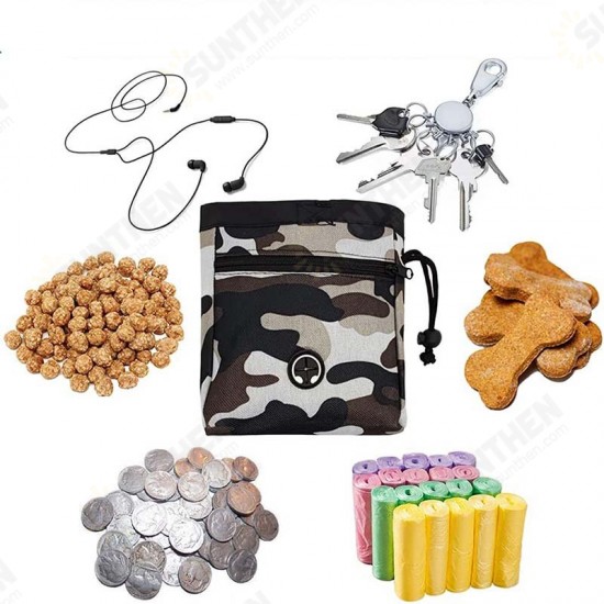 Portable Pet Dog Puppy Pouch Walking Food Treat Snack Bag Training Pockets Waist Storage Hold Behaviour Aids