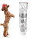 Professional Quiet Mute Cordless Grooming Kit Rechargeable Pet Dog Cat Clipper Hair Electric Shaver Titanium Stainless Steel Cutting Machine