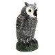 Realistic Bird Scarer Owl Decoy Repellent Pest Scarecrow Outdoor Garden Yard