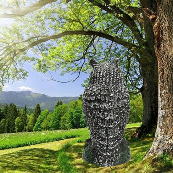 Realistic Bird Scarer Owl Decoy Repellent Pest Scarecrow Outdoor Garden Yard Realistic Bird Scarer Owl Decoy Repellent Pest Scarecrow Outdoor Garden Yard