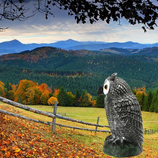 Realistic Bird Scarer Owl Decoy Repellent Pest Scarecrow Outdoor Garden Yard Realistic Bird Scarer Owl Decoy Repellent Pest Scarecrow Outdoor Garden Yard