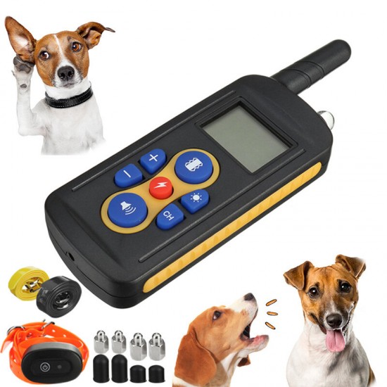 Remote Dog Trainer Dog Collar Three Modes Adjustable Vibration Waterproof Dog Leash Pet Supplies