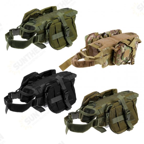 S 1000D Nylon Waterproof Dog Tactical Vest Military Training Clothes