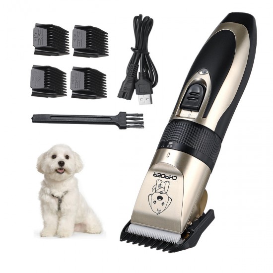 USB Rechargeable Pet Hair Clipper Cat Dog Trimmer Kit Pet Grooming Scissor Portable Pet Accessories