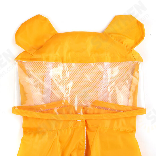 Waterproof Pet Dog Rain Coat Hooded Raincoat Clothes Puppy Costume Jacket Hoodie