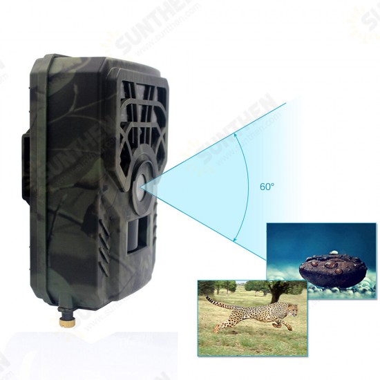 PR300C 1280x720P HD Hunting Camera Waterproof Animal Trail Camera Infrared Camera Heat Sensing Night Vision