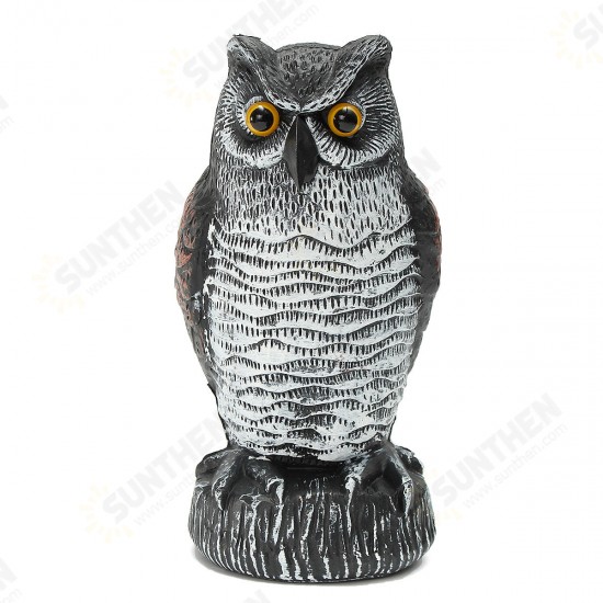 Standing Owl Bird Hunting Shooting Decoy Deterrent Repeller Garden Scarer Hunting Decoy