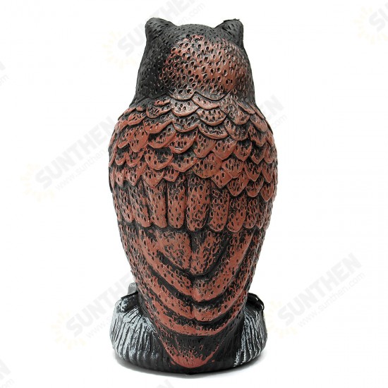 Standing Owl Bird Hunting Shooting Decoy Deterrent Repeller Garden Scarer Hunting Decoy