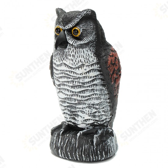 Standing Owl Bird Hunting Shooting Decoy Deterrent Repeller Garden Scarer Hunting Decoy Standing Owl Bird Hunting Shooting Decoy Deterrent Repeller Garden Scarer Hunting Decoy