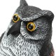 Standing Owl Bird Hunting Shooting Decoy Deterrent Repeller Garden Scarer Hunting Decoy