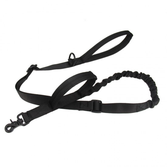 DTR4 155cm Dog Traction Rope Multi-Function Adjustable Dog Lead Running Rope Training Pet Nylon Rope Hunting Training Waist Belt