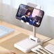 Desktop 3-Port USB Charger Foldable Height Adjustable Holder Tablet Stand For 4.0-12.9 Inch Smart Phone Tablet iPhone iPad Online Course Live Stream