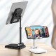 Desktop 3-Port USB Charger Foldable Height Adjustable Holder Tablet Stand For 4.0-12.9 Inch Smart Phone Tablet iPhone iPad Online Course Live Stream