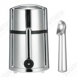 1.5L Portable Manual Ice Crusher Ice Maker Snow Cone Machine Ice Shaver+Stainless Steel Ice Cream Scoop DIY Ice Cream Summer 1.5L Portable Manual Ice Crusher Ice Maker Snow Cone Machine Ice Shaver+Stainless Steel Ice Cream Scoop DIY Ice Cream Summer