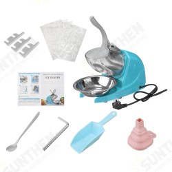 380W 1500RPM Electric Ice Crusher Shaver Commercial Machine Snow Maker 100kg/h 380W 1500RPM Electric Ice Crusher Shaver Commercial Machine Snow Maker 100kg/h