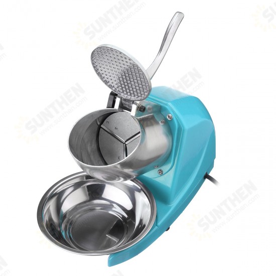 380W 1500RPM Electric Ice Crusher Shaver Commercial Machine Snow Maker 100kg/h 380W 1500RPM Electric Ice Crusher Shaver Commercial Machine Snow Maker 100kg/h