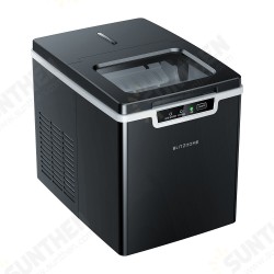 BH-IM2 Automatic Countertop Ice Maker LED Touch Control 7-15mins Fast Icing Ice Maker with Self-cleaning Function, Bullet-shaped Ice Cubes Design BH-IM2 Automatic Countertop Ice Maker LED Touch Control 7-15mins Fast Icing Ice Maker with Self-cleaning Function, Bullet-shaped Ice Cubes Design