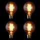 4PCS E26 G80 60W AC110V 64A Warm White Retro Amber Edison Incandescent Light Bulb for Home