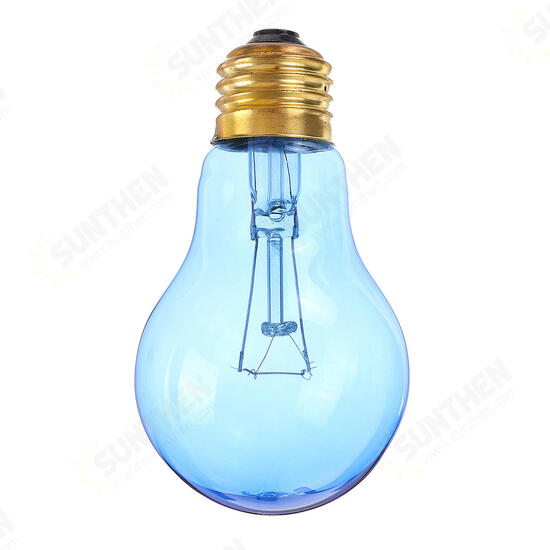 AC110V 50W Grey Red Blue Heat Lamp Heating Infrared Pet Light Bulb for Reptile Tortoise