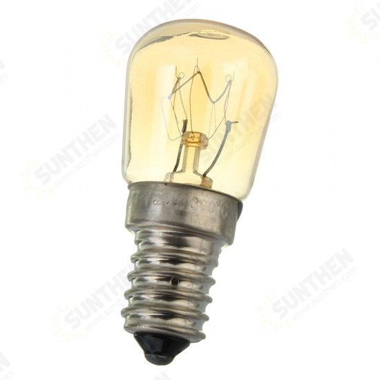 AC220-240V High Temperature 300℃ E14 25W Microwave Oven Cooker Incandescent Light Bulb