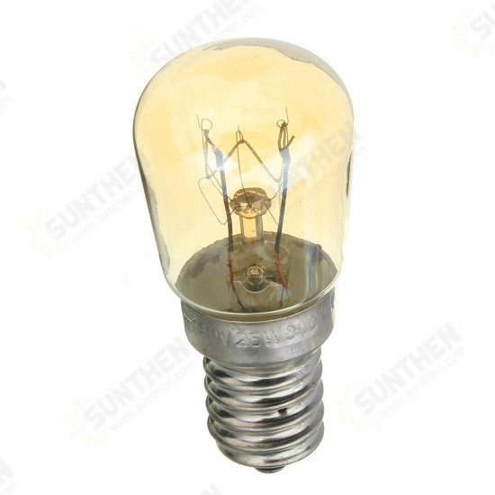 AC220-240V High Temperature 300℃ E14 25W Microwave Oven Cooker Incandescent Light Bulb